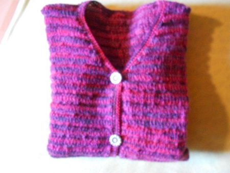 Woll-Strickjacke HANDARBEIT Gr 42-46