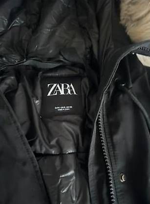 Vestes: Zara Winterjacke Parka Gr. S 36 schwarz – D'occasion à Rünenberg par Dgn_63 1