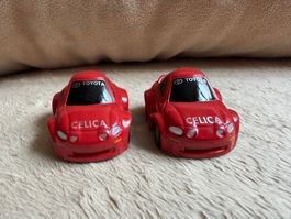 Spielzeug Autos 2 Toyota Celica rot