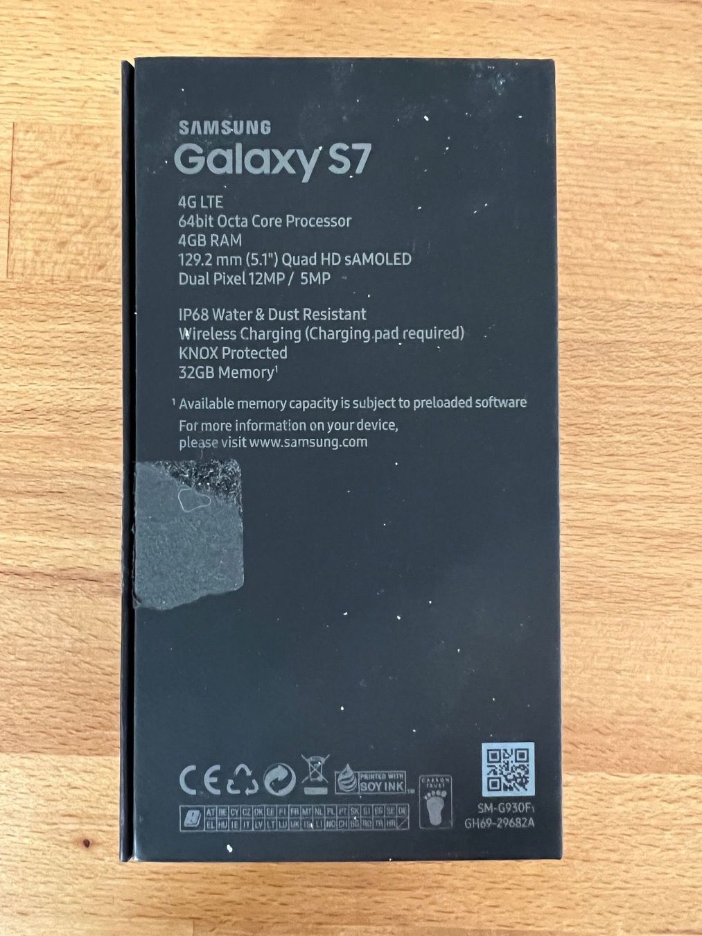 Samsung Telefoni cellulari / Smartphones: Original Samsung Galaxy S7 Verpackung – Usato da Diemtigen venduto da Mpsj4 1
