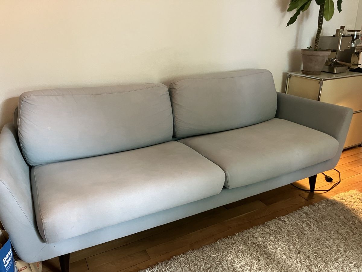 Sofas: Hellblaues Sofa – D'occasion à Zürich par vanisza