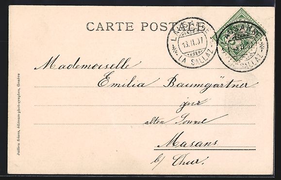 Cartes postales: AK Ouchy, Panorama mit Booten, 1907 – D'occasion à Berlin par bartko-reher 1