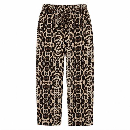 Zebra Hose mit Leo Print aus Viskose | Gr. S/36