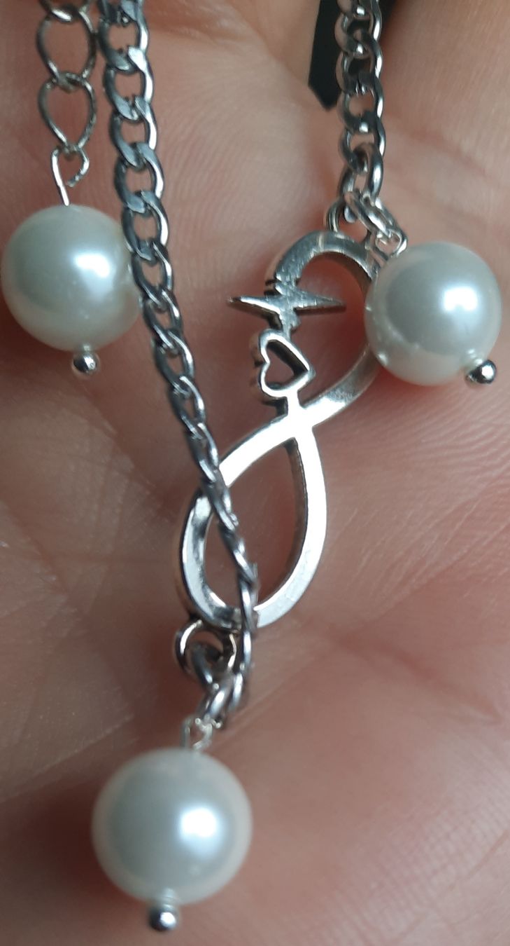 Armbänder & -reifen: Modisches Armband mit Unendlichkeitszeichen und Perlen – Neu (gemäss Beschreibung) aus Solothurn von lsc_pf99 1