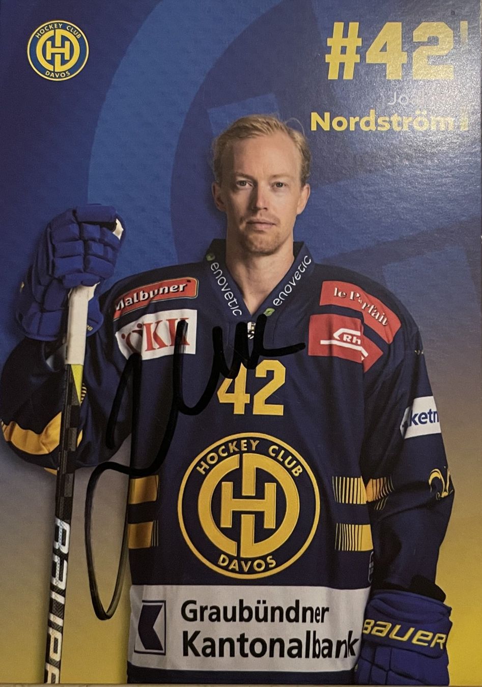 Autografi: Joakim Nordström HC DAVOS Handsigniert TOP – Nuovo (secondo la descrizione) da Seuzach venduto da PaoloNutini