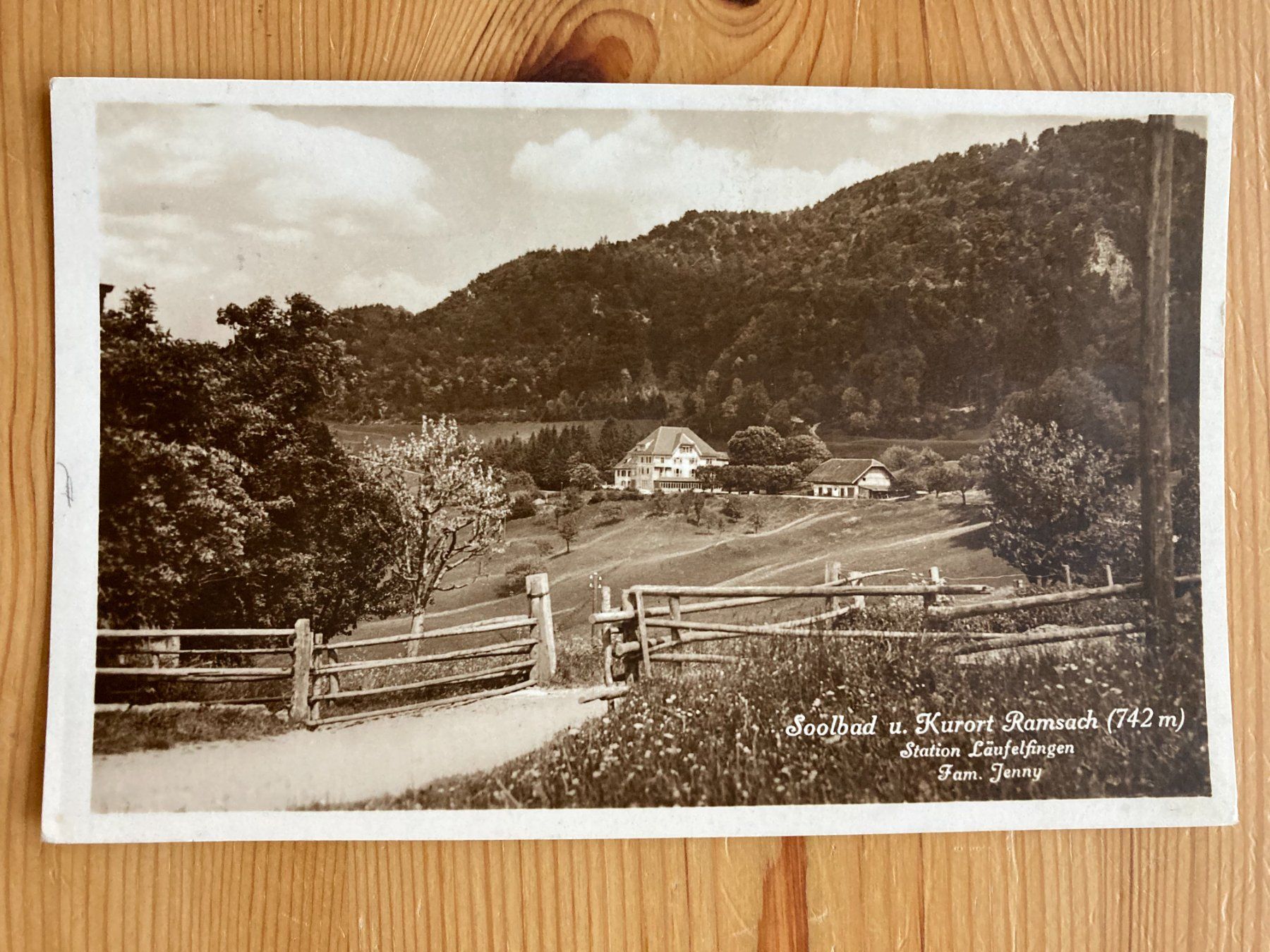 Cartoline postali: Ramsach - Soolbad und Kurort - AK 1937 – Usato da Oberuzwil venduto da Henri09