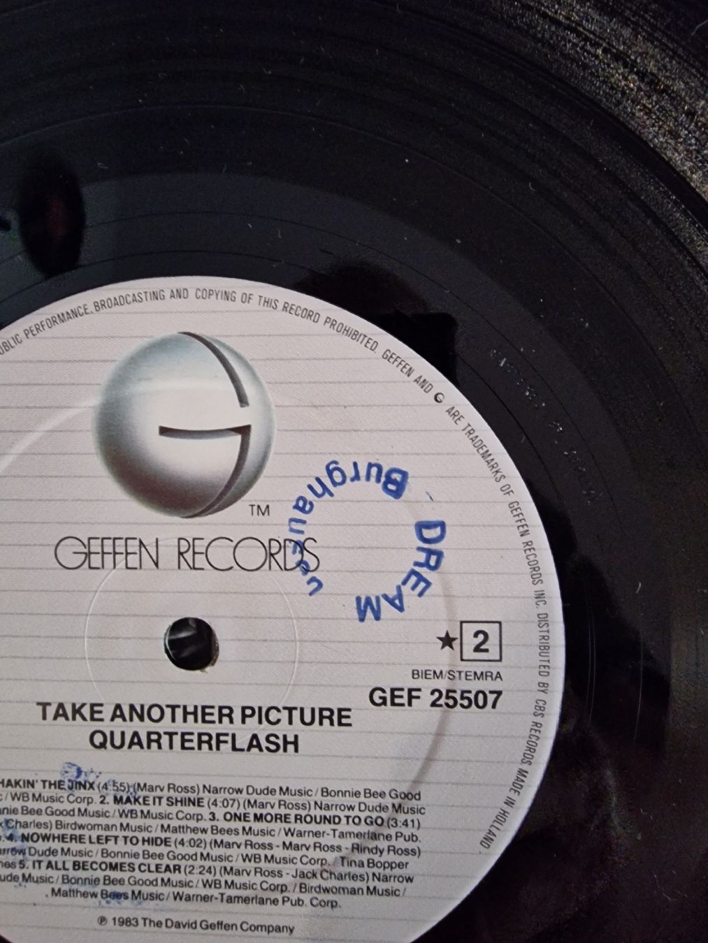 Dischi in vinile: Quarterflash - Take Another Picture – Usato da Pfaffnau venduto da gunport 7