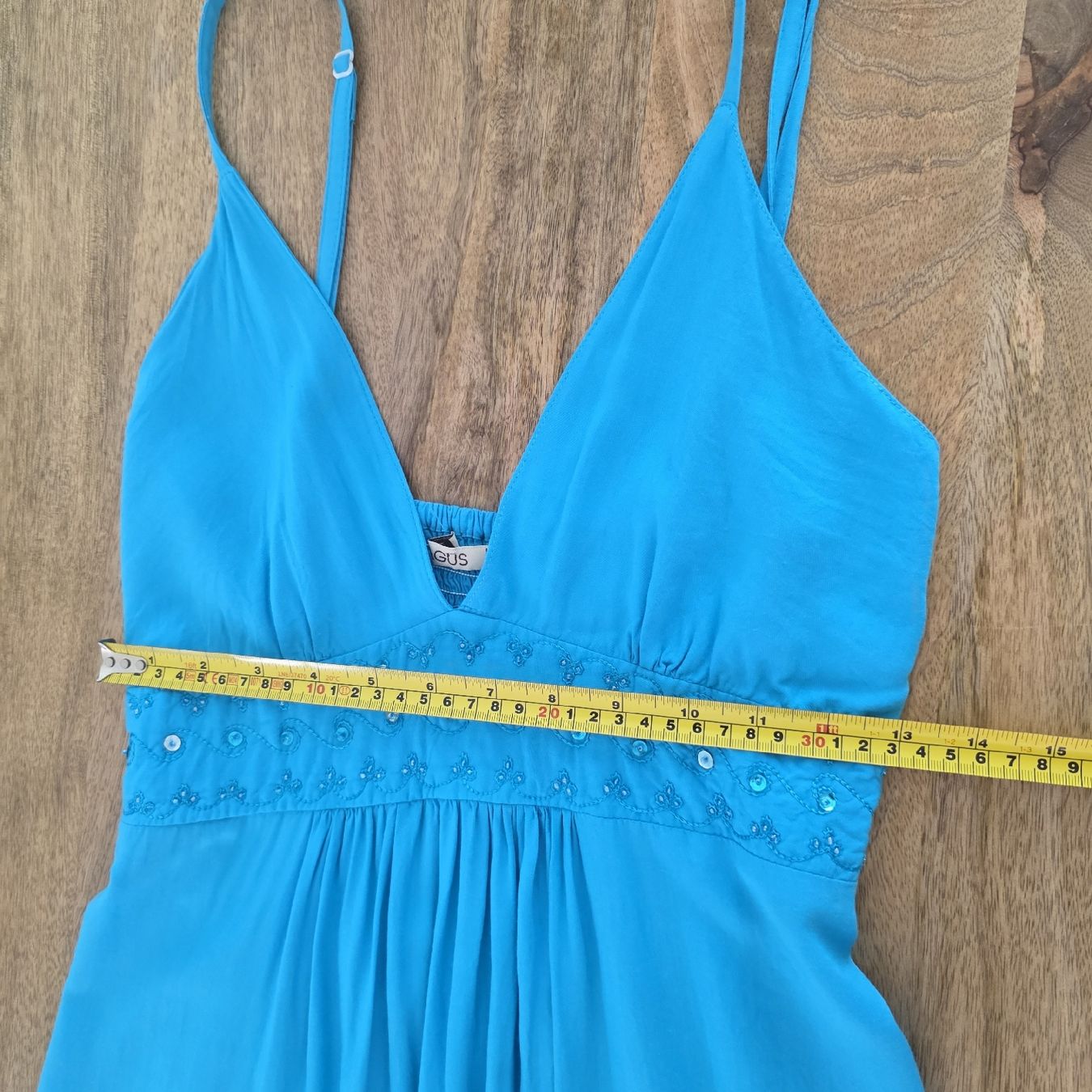 Vestiti: Langes Sommerkleid blau Grösse L  – Usato da Rheinsulz venduto da Gilea 6