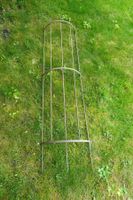Klettergerüst Rankgitter um Regenrohr Gartendeko Metall