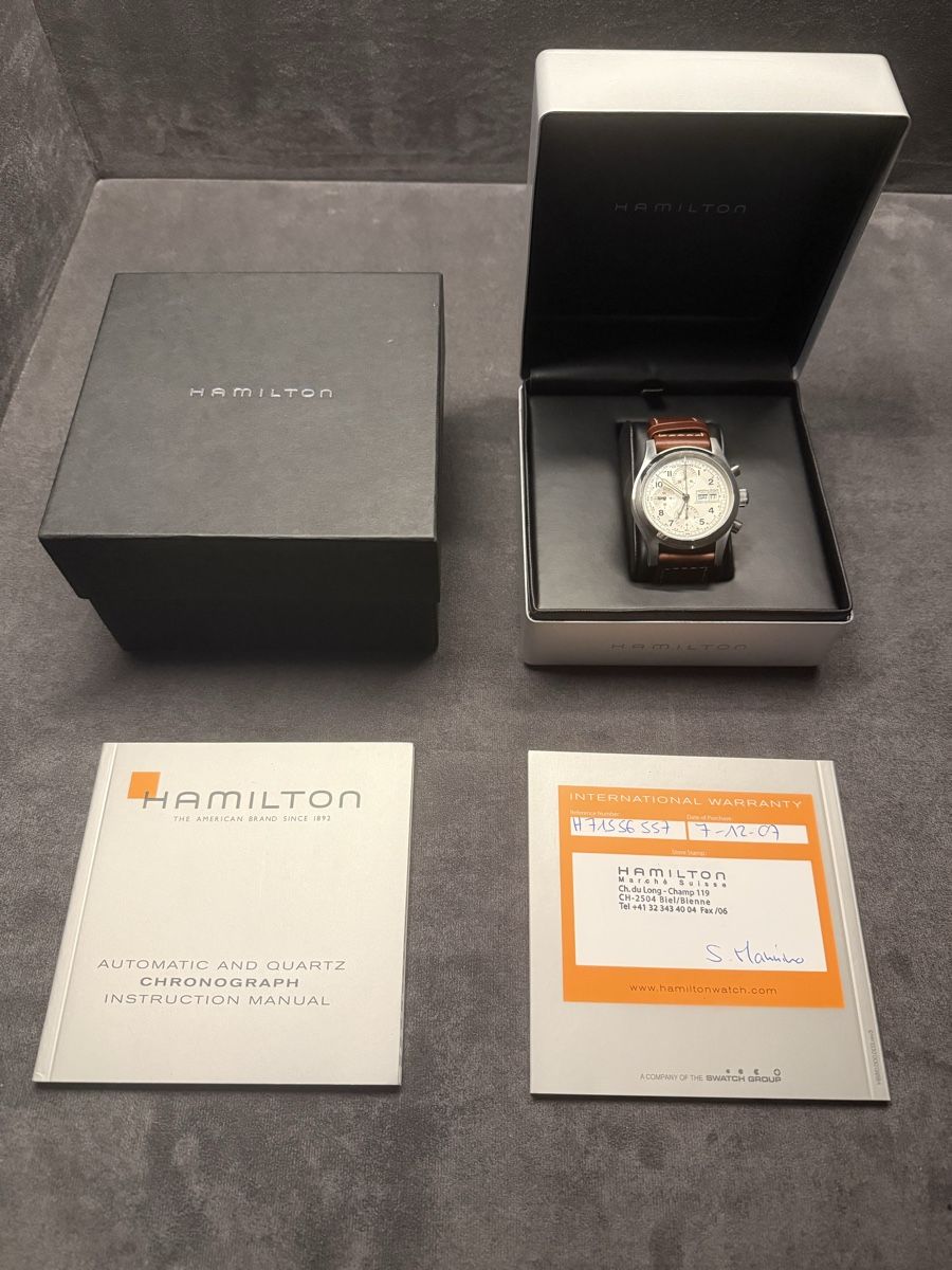 Hamilton Orologi: Hamilton Khaki Chronograph – Usato da Arch venduto da Liam1919