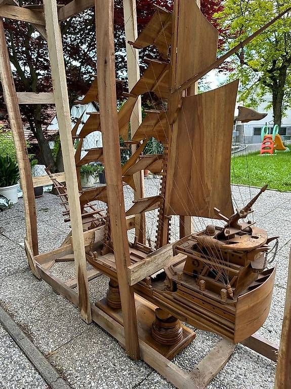 Sculture & Statue: Skulptur aus Holz- Schiff – Usato da Lenzburg venduto da Florina55 2