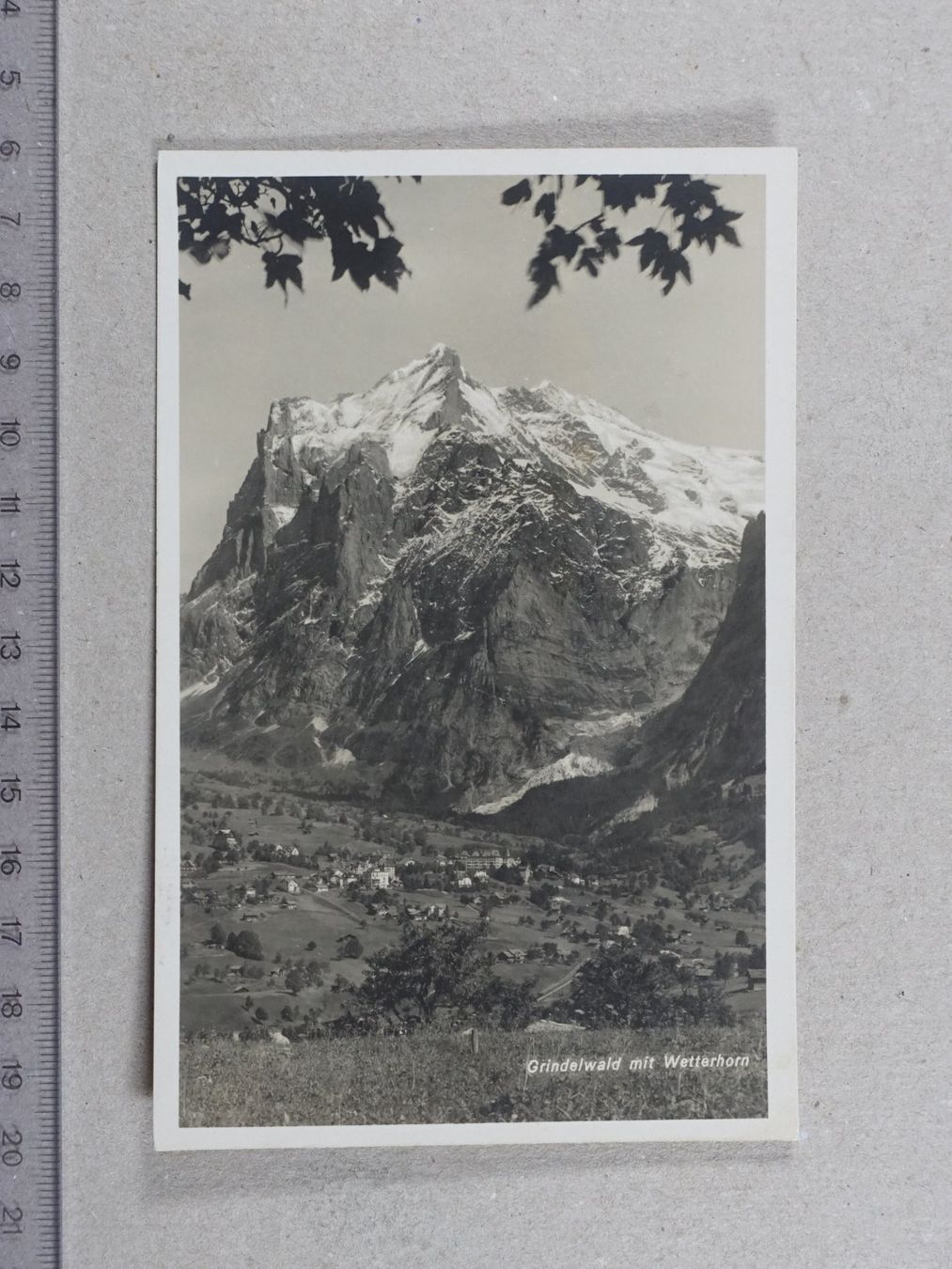 Cartoline postali: Grindelwald, Wetterhorn – Usato da Lenzburg venduto da fh1