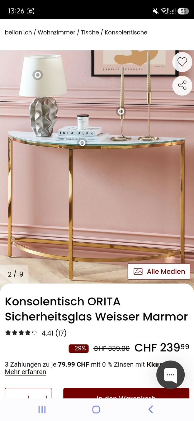 Consoles: Konsolentisch  – D'occasion à Sulgen par zol_hr28 3
