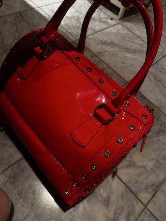 Pink Handtasche mit Strass-Steinen -neu