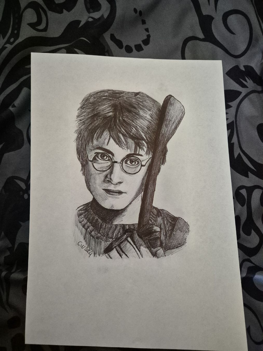 Gemälde: Harry Potter - Portrait stylo et crayon – Neu (gemäss Beschreibung) aus Fleurier von cin_7qkd