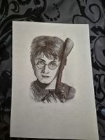 Harry Potter - Portrait stylo et crayon
