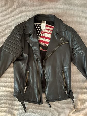 True Religion Lederjacke