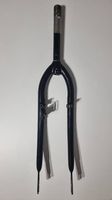 Vintage Steel Bicycle Front Fork - Black Finish