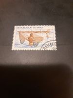 République du Mali Timbre rare - Pêcheur Afrique été.