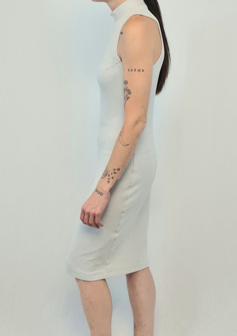 Vestiti: Robe fourreau brillant - col montant - Taille L – Usato da Couvet venduto da Nawra_26 2