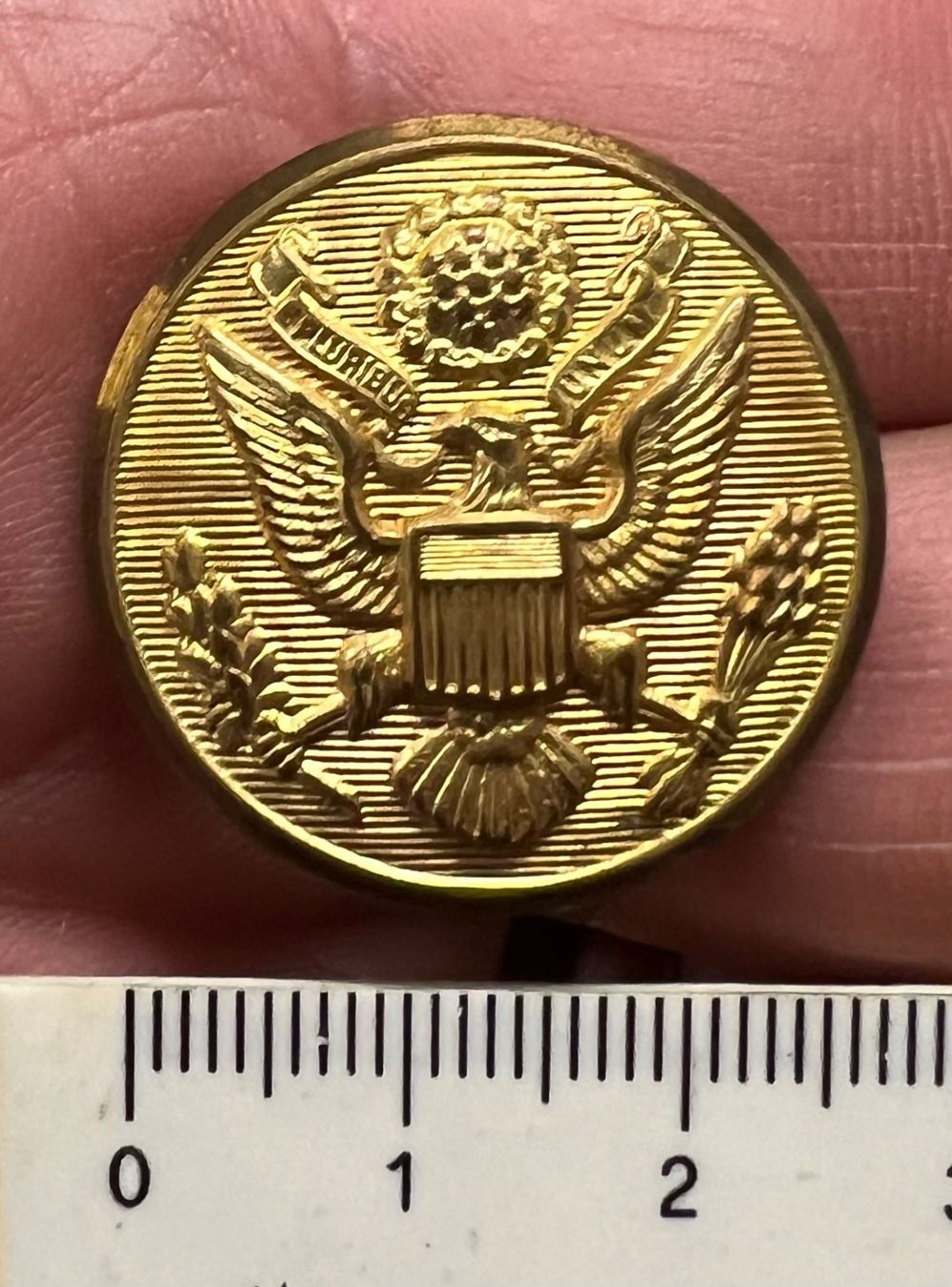 US Army Uniformen: USA Bonton uniforme Knopf Button militaire armee – Gebraucht aus Nyon von 65d45 2
