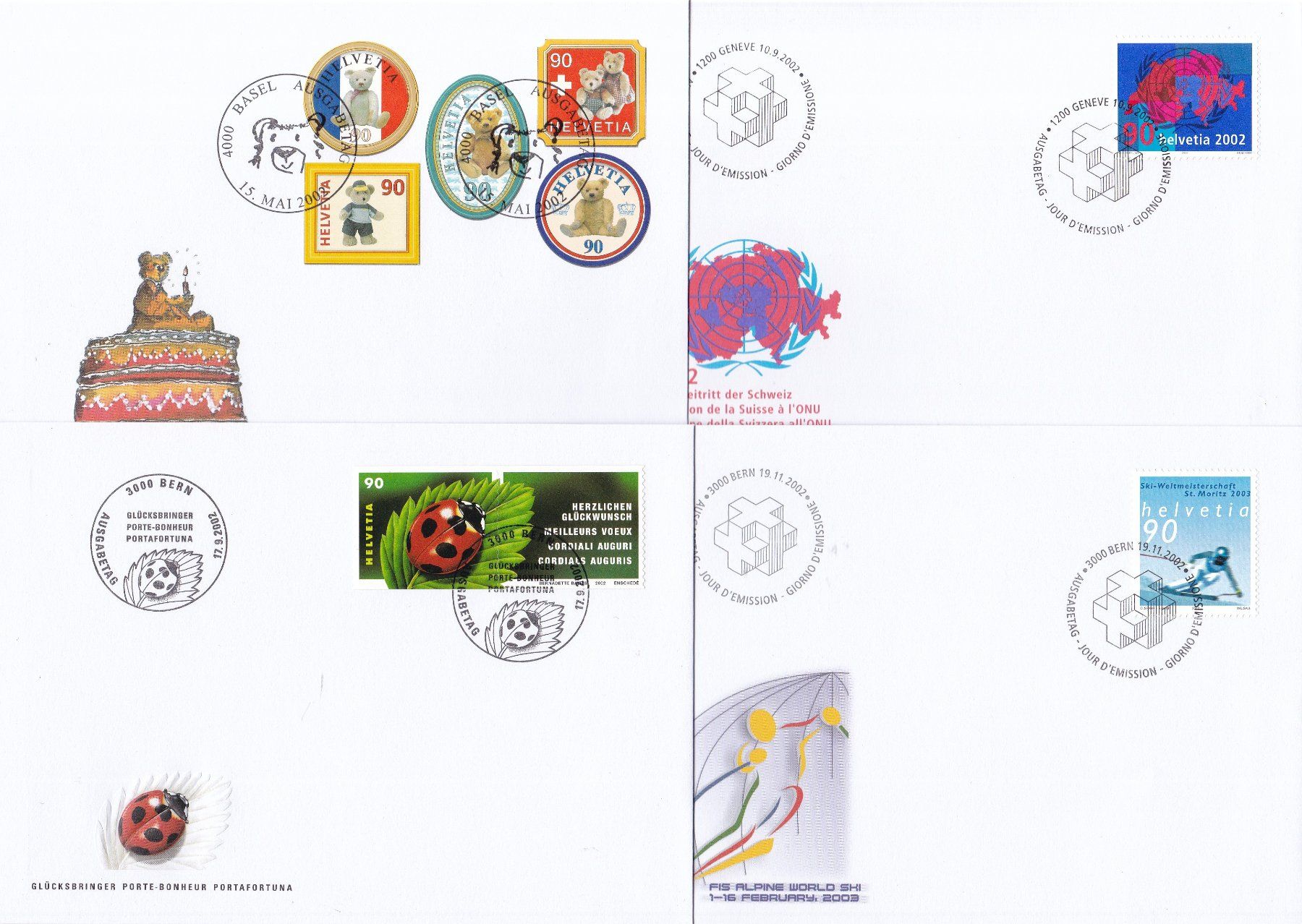 Tutti i francobolli: CH Lot "Abo" bis 2003, Briefmarken, FDCs – Usato da Münchwilen AG venduto da Nesar 4