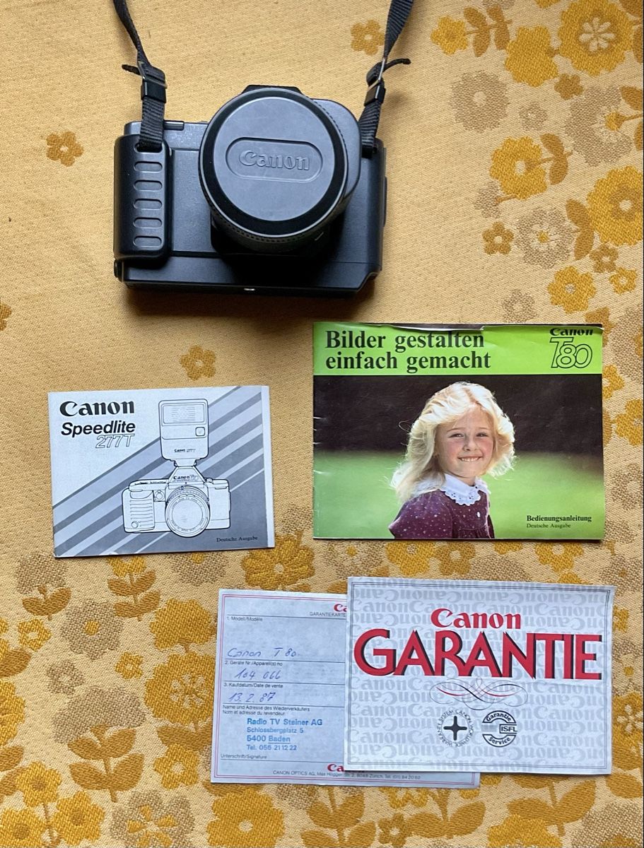 Canon Fotocamera: Canon T80 Set: Kamera, Blitz, Filter, Tasche – Usato da Endingen venduto da nathan05 6