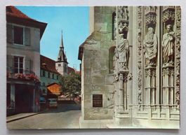 Lausanne : Cathédrale, Porche des Apôtres