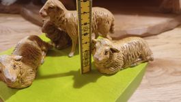 Krippenfiguren 4 Schafe 