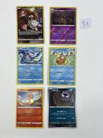 6 Pokémon Sammelkarten Magnemite Deponitox Lapras Set