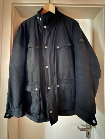 Barbour International Jacke schwarz gebraucht
