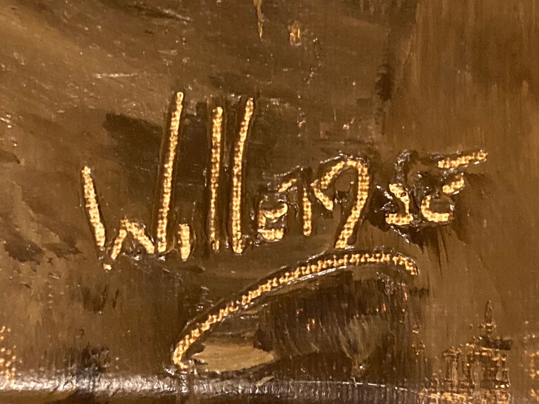 Gemälde: Stillleben signiert mit Blumen in Vase – Gebraucht aus Hirzel von pjn_d7xp 2