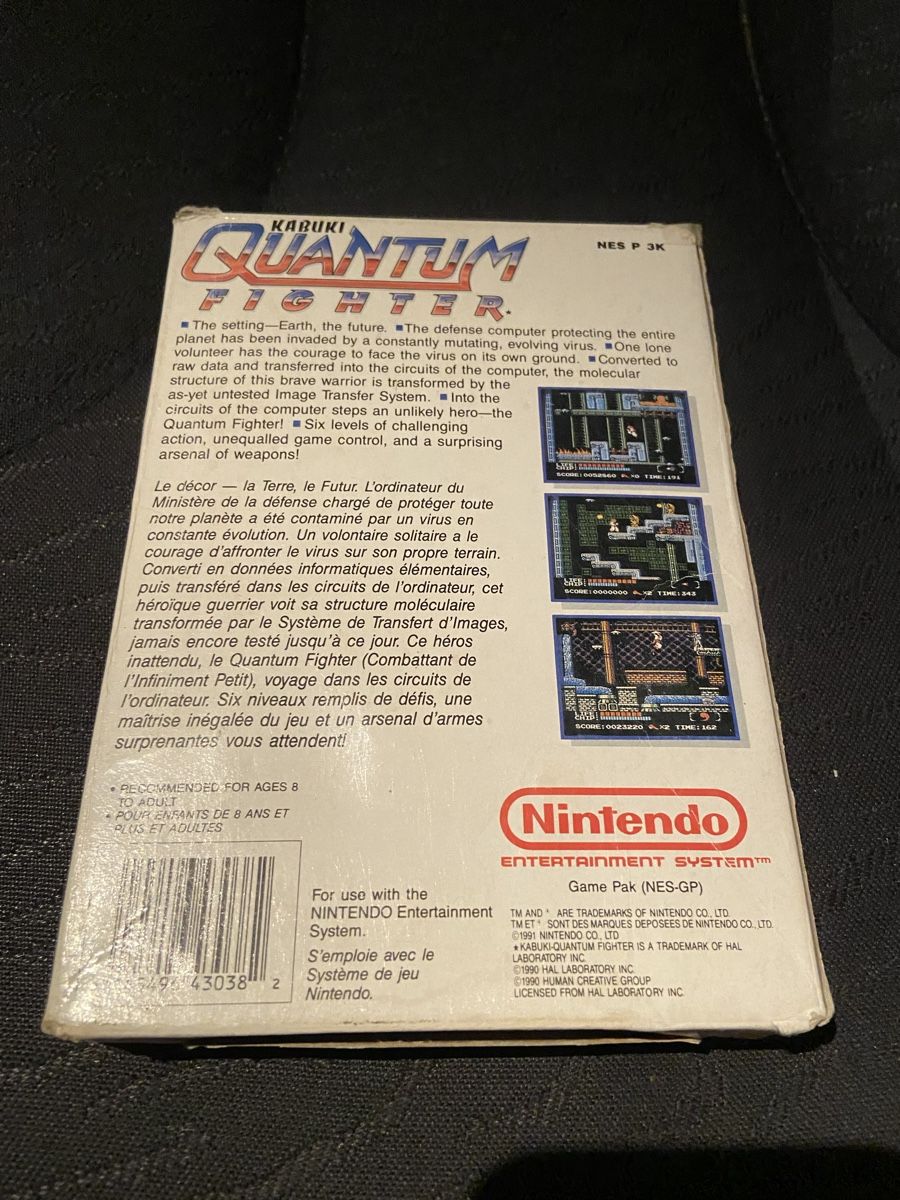 Nintendo Giochi: Quantum Fighter Nes Nintendo complet – Usato da Lausanne venduto da sauvezretrogames 4