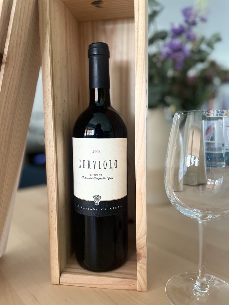 Vino: 2005 Cerviolo Toscana Red Wine – Nuovo e nell'imballaggio originale da Glattpark(Opfikon) venduto da fra_6n5b