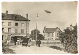Fotografie M. Branger, Paris, Zeppelin, 