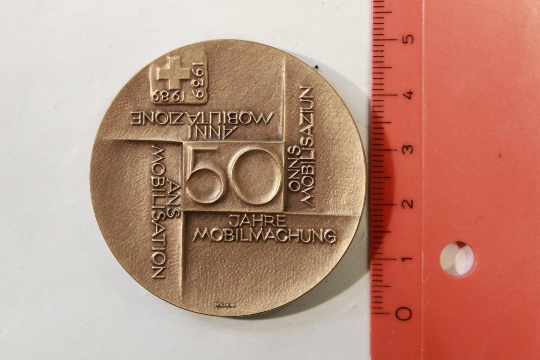Medaglie: Medaille 1939- 1989 – Usato da La plaine venduto da 7A6T2ME 1