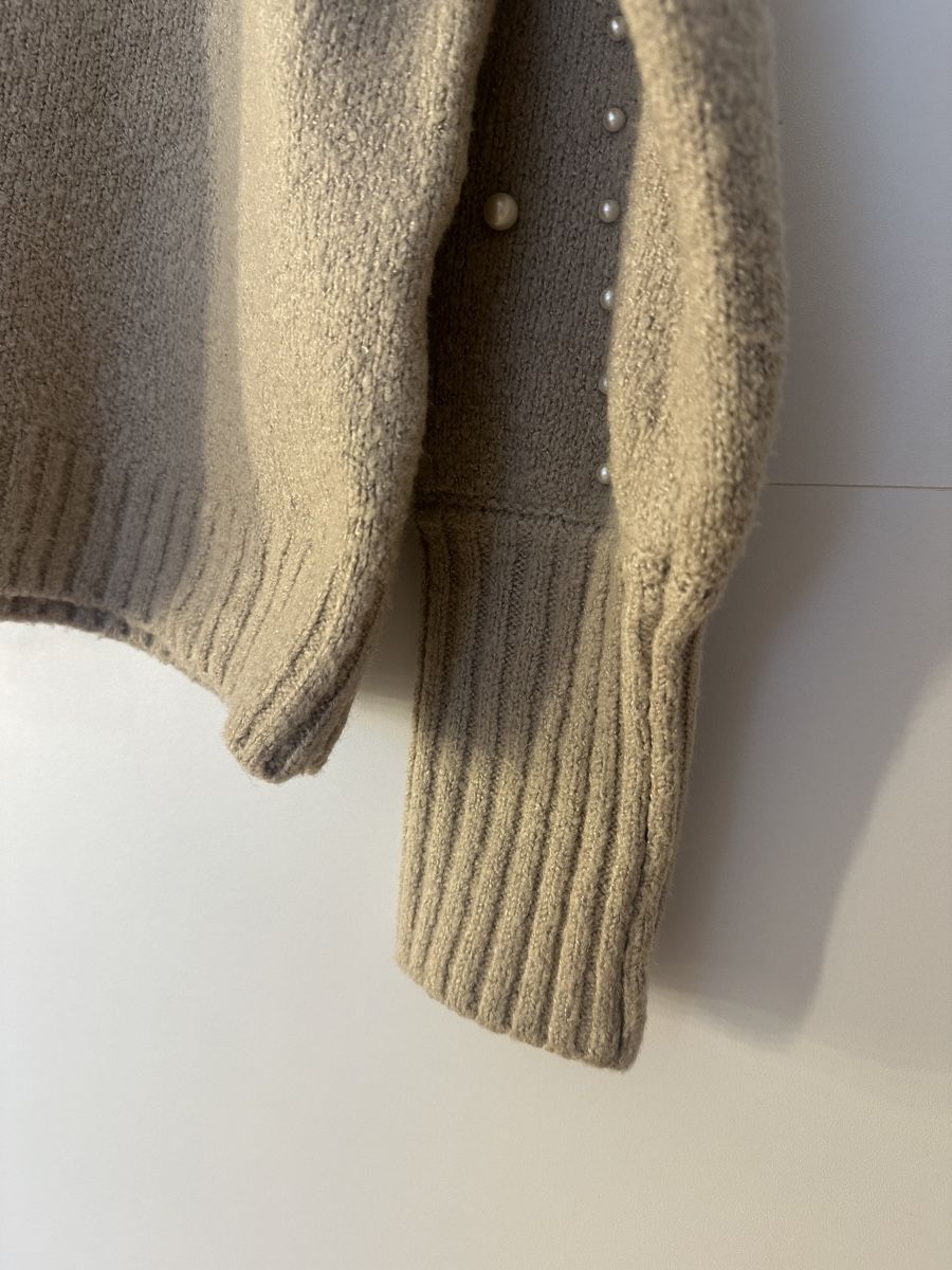 Guess Maglioni & Felpe: Guess Strickpullover, beige mit Perlen, Grösse S – Usato da Schaffhausen venduto da ali.brandle 4