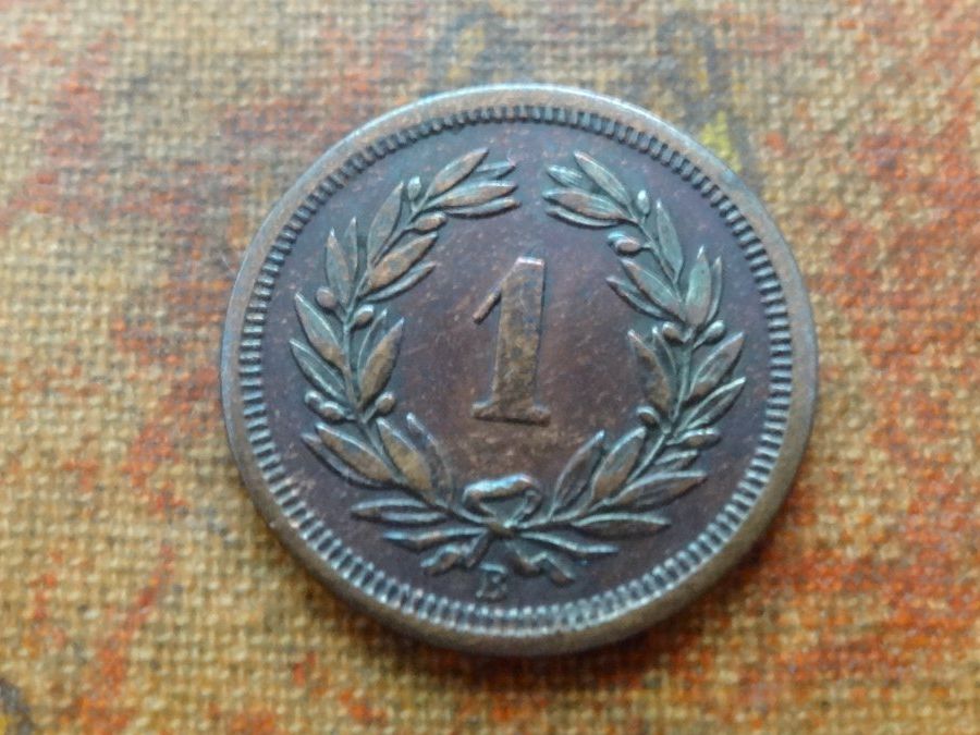 Tutti le monete: 1 Rp. 1872 – Usato da Romanel-sur-Lausanne venduto da Swift13 1