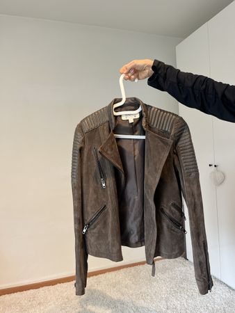 Mango Veloursleder Jacke, Top Zustand, Gr. S 