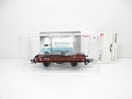 Märklin H0 00761-15 DB Niederbordwagen mit LKW Max Maier