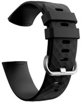 Fitbit Charge 4 Armband Silikon Black S