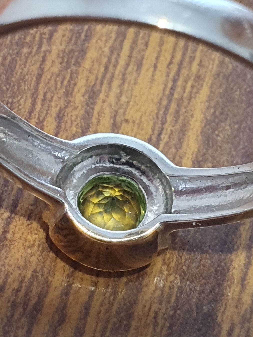 Anelli: Designer Peridot Ring in 925er Silber – Usato da Wohlen AG venduto da palmsprings 8