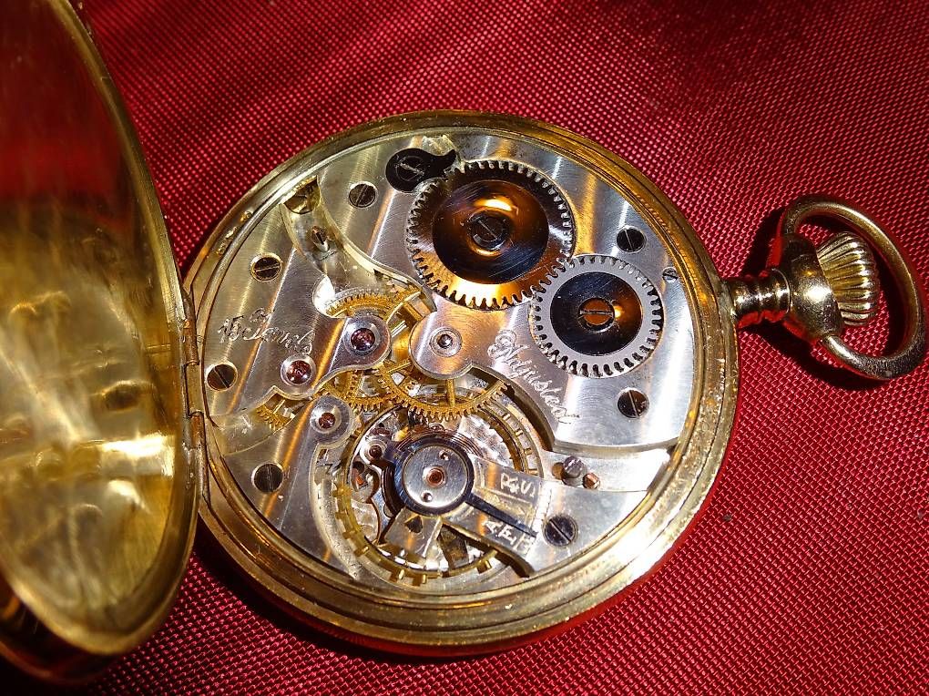 Orologi: Pocket Watch Elgin Gold Filled Case D. 45.7mm Restauriert – Usato da Heiden venduto da Schlosser08 2