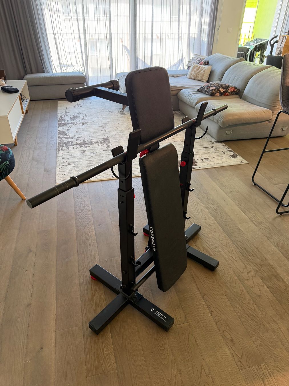 Decathlon Hometrainer: Banc de musculation multifonctionnel bon état – Usato da Versoix venduto da scg_z89g 1