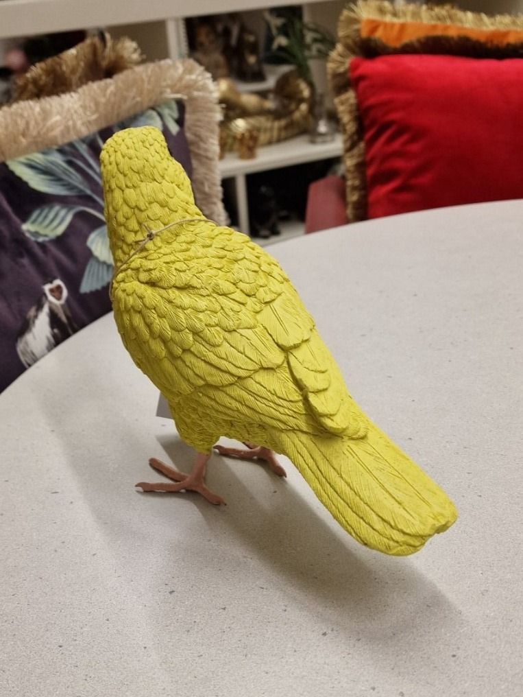 Statuette: Deko Vogel / Papagei Gelb – Nuovo e nell'imballaggio originale da Schaffhausen venduto da AtelierPudesco 4