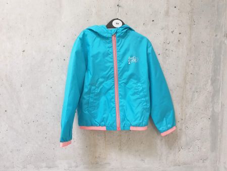 Veste coupe-vent C&A, turquoise, fille, taille 110