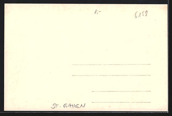 Cartoline postali: St. Gallen, Männer in Tracht mit einem  – Usato da Berlin venduto da bartko-reher 1