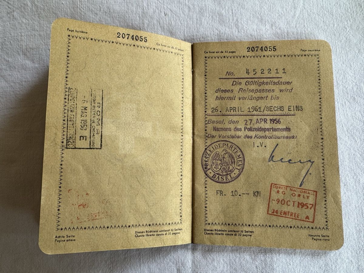 Dokumente: Passport Suisse Schweizer Pass – Gebraucht aus GRAND - LANCY von petitpain67 6