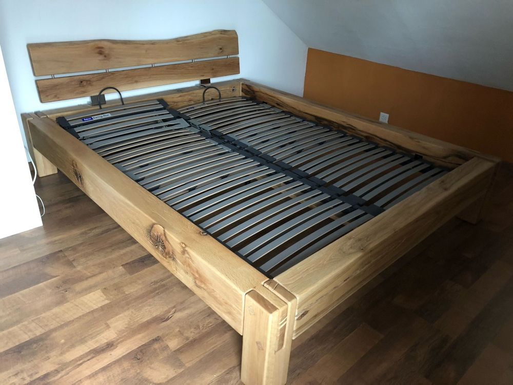 Doppelbett aus Sumpfeiche (Gebraucht) in Niederlenz für CHF 800 – nur ...