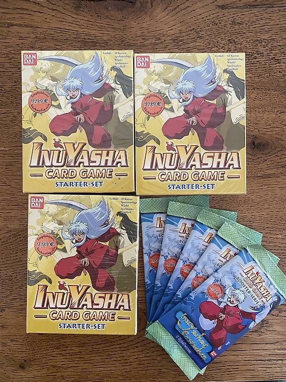 Carte collezionabili: Inuyash Traiding Card Starter Set und Booster Packungen – Usato da Zürich venduto da ale_9fkc